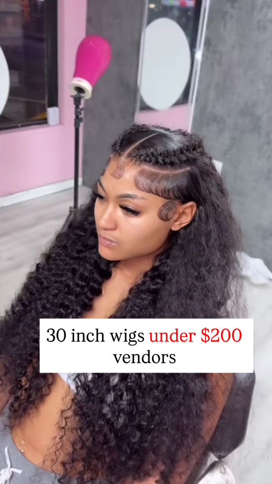 Quality 30 inch wigs under $200 vendor